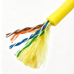 Neutral/Zero Buoyancy Ethernet ROV Cable with Kavlar Braiding